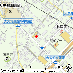 三重県四日市市大矢知町1067周辺の地図