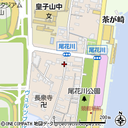 滋賀県大津市尾花川周辺の地図