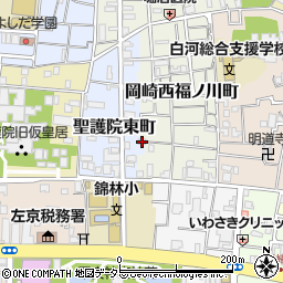 京都府京都市左京区岡崎西福ノ川町10周辺の地図