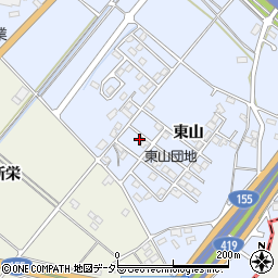 愛知県豊田市生駒町東山185周辺の地図