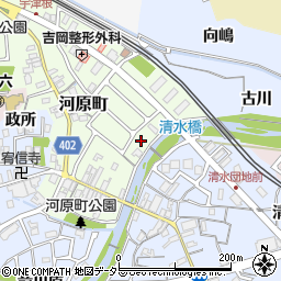 京都府亀岡市河原町211周辺の地図