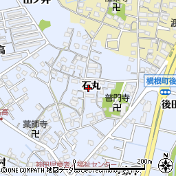 愛知県大府市横根町石丸76周辺の地図