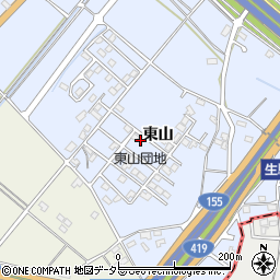 愛知県豊田市生駒町東山236-5周辺の地図