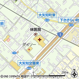 マックスバリュ大矢知店周辺の地図