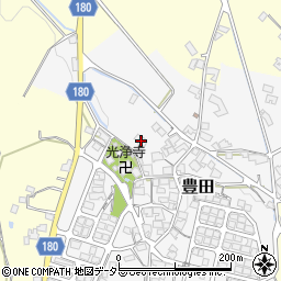 滋賀県蒲生郡日野町豊田313周辺の地図