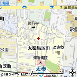 太秦山本工務店周辺の地図