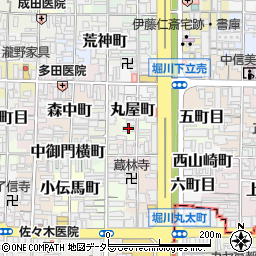 ドミール丸屋町周辺の地図