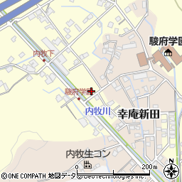 静岡県静岡市葵区内牧1657周辺の地図