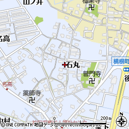 愛知県大府市横根町石丸周辺の地図
