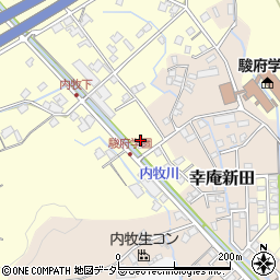 静岡県静岡市葵区内牧1648周辺の地図