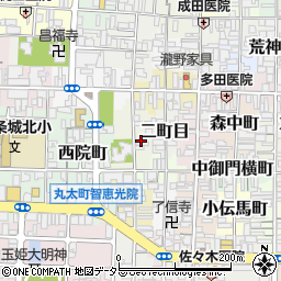 京都府京都市上京区櫛笥町708周辺の地図
