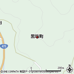 愛知県豊田市黒坂町周辺の地図