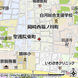 京都府京都市左京区岡崎西福ノ川町9周辺の地図