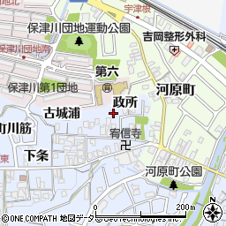 京都府亀岡市余部町政所3-1周辺の地図