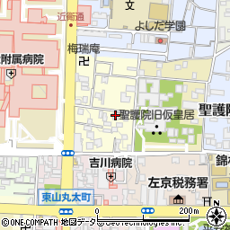 マンション聖護院周辺の地図
