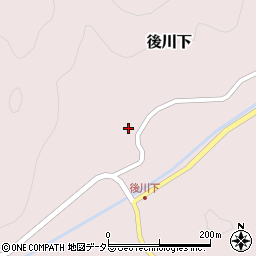 兵庫県丹波篠山市後川下270周辺の地図