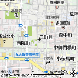 京都府京都市上京区櫛笥町708-1周辺の地図