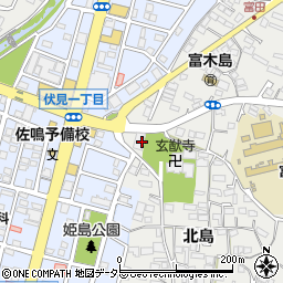愛知県東海市富木島町寺下周辺の地図
