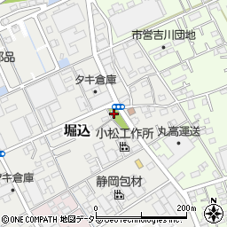 堀込自治会館周辺の地図