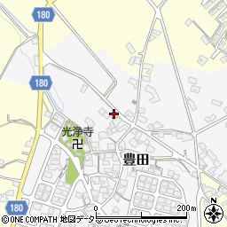 滋賀県蒲生郡日野町豊田372周辺の地図