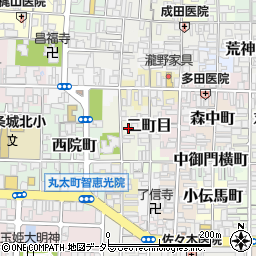 京都府京都市上京区櫛笥町706周辺の地図