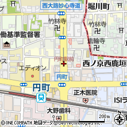 円町駅前周辺の地図