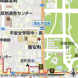 京都府京都市上京区堀松町周辺の地図