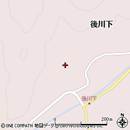 兵庫県丹波篠山市後川下244周辺の地図