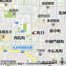 京都府京都市上京区櫛笥町704周辺の地図