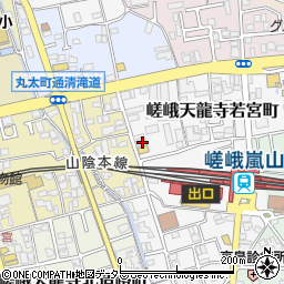 京都府京都市右京区嵯峨天龍寺若宮町31-5周辺の地図