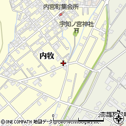 静岡県静岡市葵区内牧190周辺の地図