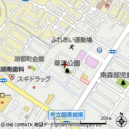 エルシティ草津弐番館周辺の地図