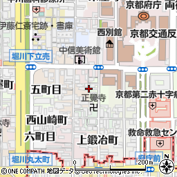 京都府京都市上京区八幡町258周辺の地図