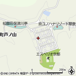 京都府亀岡市稗田野町芦ノ山アゲキ1周辺の地図