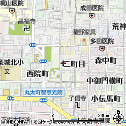 京都府京都市上京区櫛笥町702周辺の地図