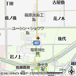 京都府亀岡市吉川町吉田（後代）周辺の地図