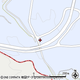 愛知県豊田市下山田代町中弓沢周辺の地図