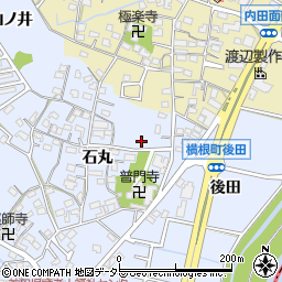 愛知県大府市横根町石丸112-1周辺の地図