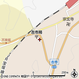 兵庫県丹波篠山市古市6-4周辺の地図