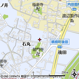 愛知県大府市横根町石丸112-4周辺の地図