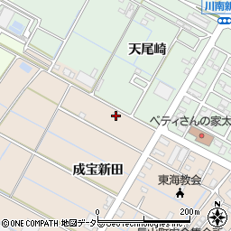 愛知県東海市高横須賀町成宝新田116-3周辺の地図