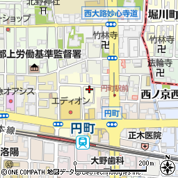 京都府京都市中京区西ノ京西円町27-1周辺の地図
