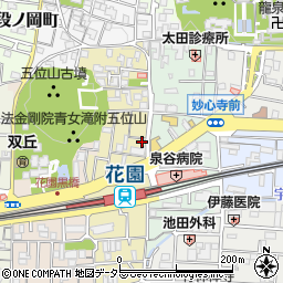 ブーブーパーク花園駅前駐車場周辺の地図