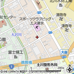 静岡県静岡市清水区西大曲町5-43周辺の地図