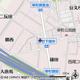 愛知県豊田市幸町下郷中4周辺の地図