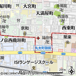 京都府京都市上京区下之町周辺の地図