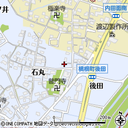 愛知県大府市横根町石丸111-1周辺の地図