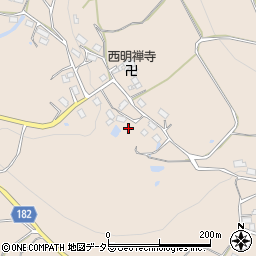 滋賀県蒲生郡日野町西明寺130周辺の地図
