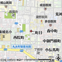 京都府京都市上京区櫛笥町700周辺の地図