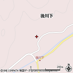 兵庫県丹波篠山市後川下271周辺の地図
